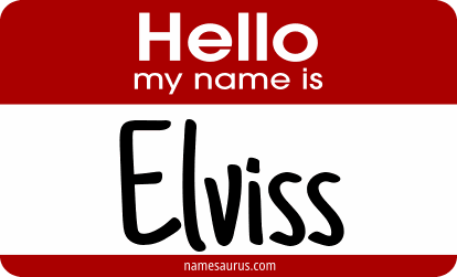 Hello my name is Elviss png download