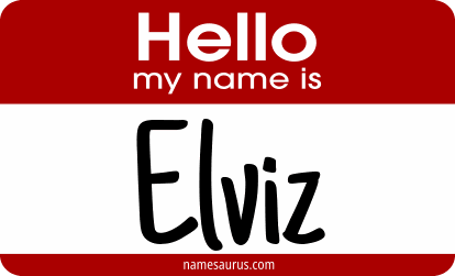 Hello my name is Elviz png download