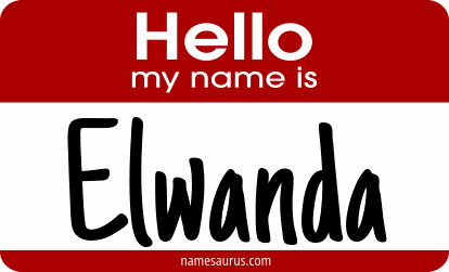 Hello my name is Elwanda png download