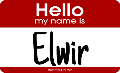 Hello my name is Elwir png download