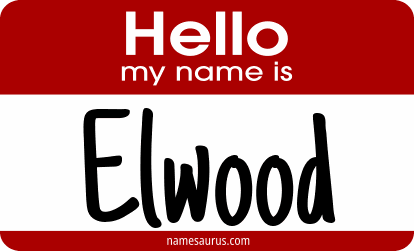 Hello my name is Elwood png download