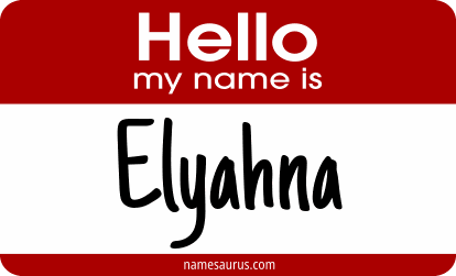 Hello my name is Elyahna png download