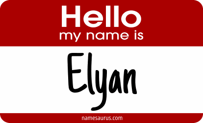 Hello my name is Elyan png download