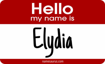 Hello my name is Elydia png download