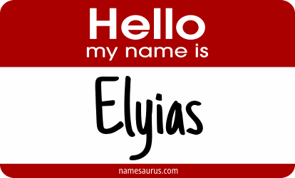 Hello my name is Elyias png download