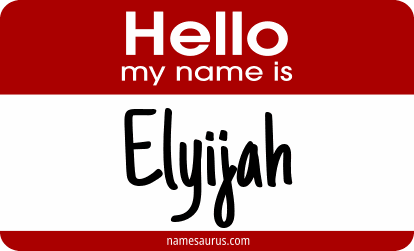 Hello my name is Elyijah png download