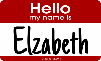 Hello my name is Elzabeth png download