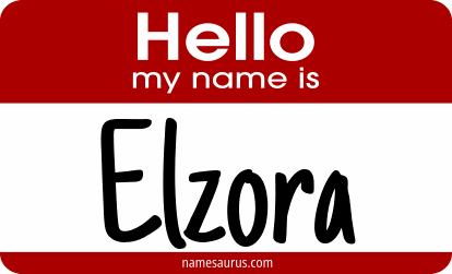 Hello my name is Elzora png download