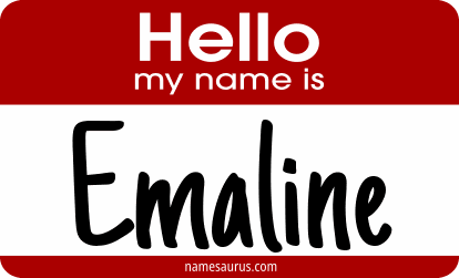Hello my name is Emaline png download