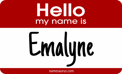 Hello my name is Emalyne png download