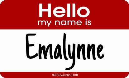 Hello my name is Emalynne png download