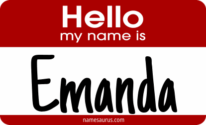 Hello my name is Emanda png download