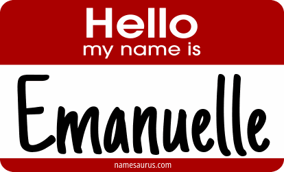 Hello my name is Emanuelle png download