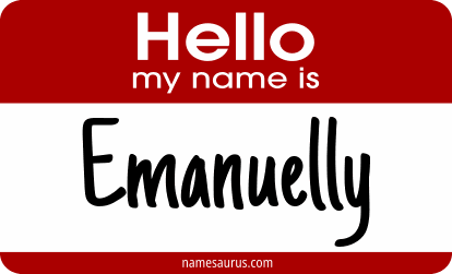 Hello my name is Emanuelly png download