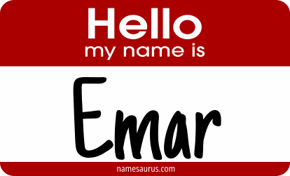 Hello my name is Emar png download