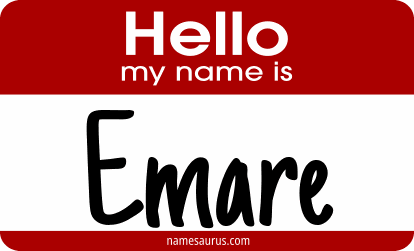 Hello my name is Emare png download