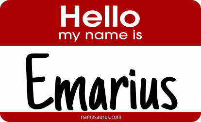 Hello my name is Emarius png download