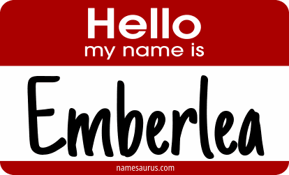 Hello my name is Emberlea png download