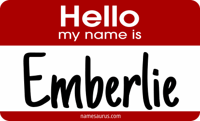 Hello my name is Emberlie png download