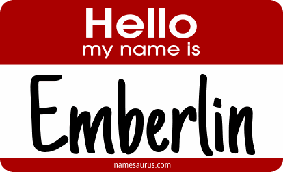 Hello my name is Emberlin png download