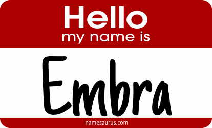 Hello my name is Embra png download