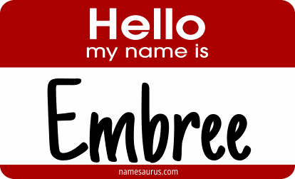 Hello my name is Embree png download