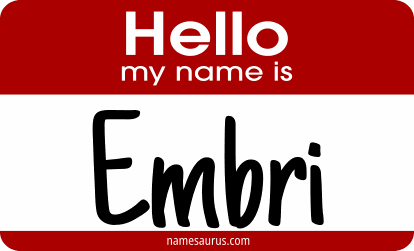 Hello my name is Embri png download