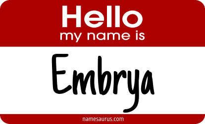 Hello my name is Embrya png download