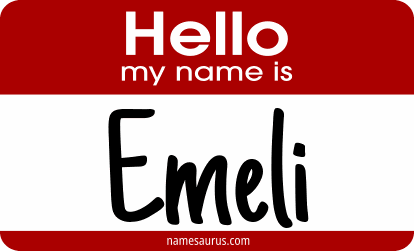 Hello my name is Emeli png download