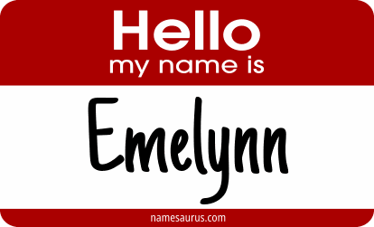 Hello my name is Emelynn png download