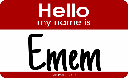 Hello my name is Emem png download