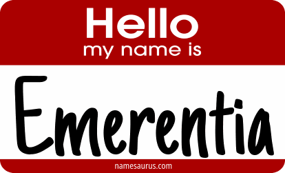Hello my name is Emerentia png download
