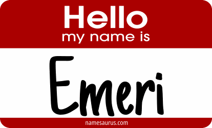 Hello my name is Emeri png download