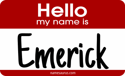 Hello my name is Emerick png download