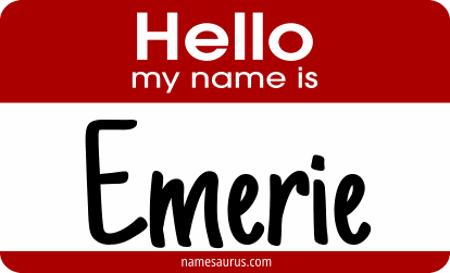 Hello my name is Emerie png download