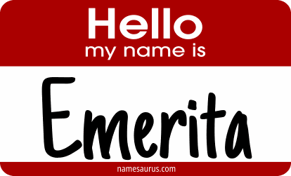 Hello my name is Emerita png download