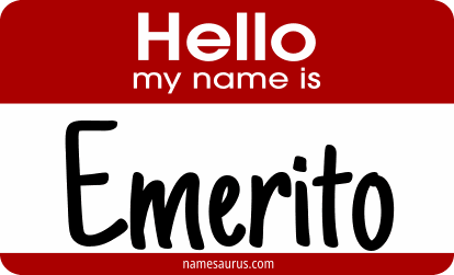 Hello my name is Emerito png download