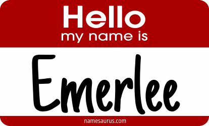Hello my name is Emerlee png download
