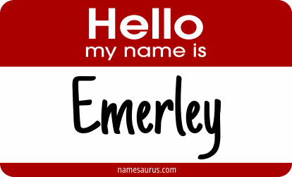 Hello my name is Emerley png download