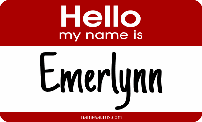 Hello my name is Emerlynn png download