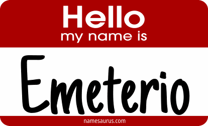 Hello my name is Emeterio png download
