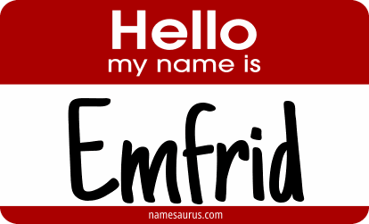 Hello my name is Emfrid png download