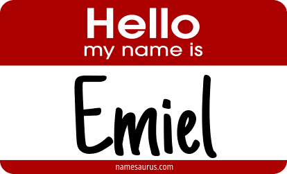 Hello my name is Emiel png download