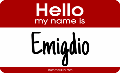 Hello my name is Emigdio png download