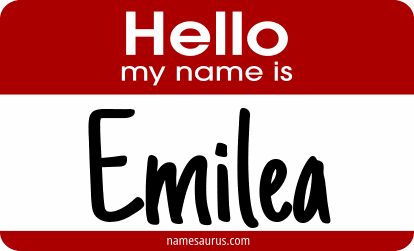 Hello my name is Emilea png download