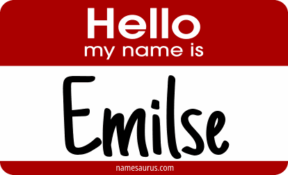 Hello my name is Emilse png download