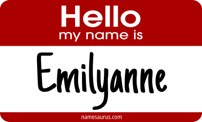Hello my name is Emilyanne png download