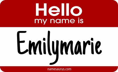 Hello my name is Emilymarie png download