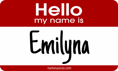 Hello my name is Emilyna png download