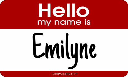 Hello my name is Emilyne png download